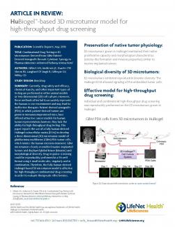 Brochure - HuBiogel-based 3D microtumor model for high-throughput drug screening